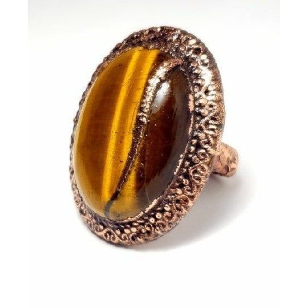 Tiger Eye Ring size 5